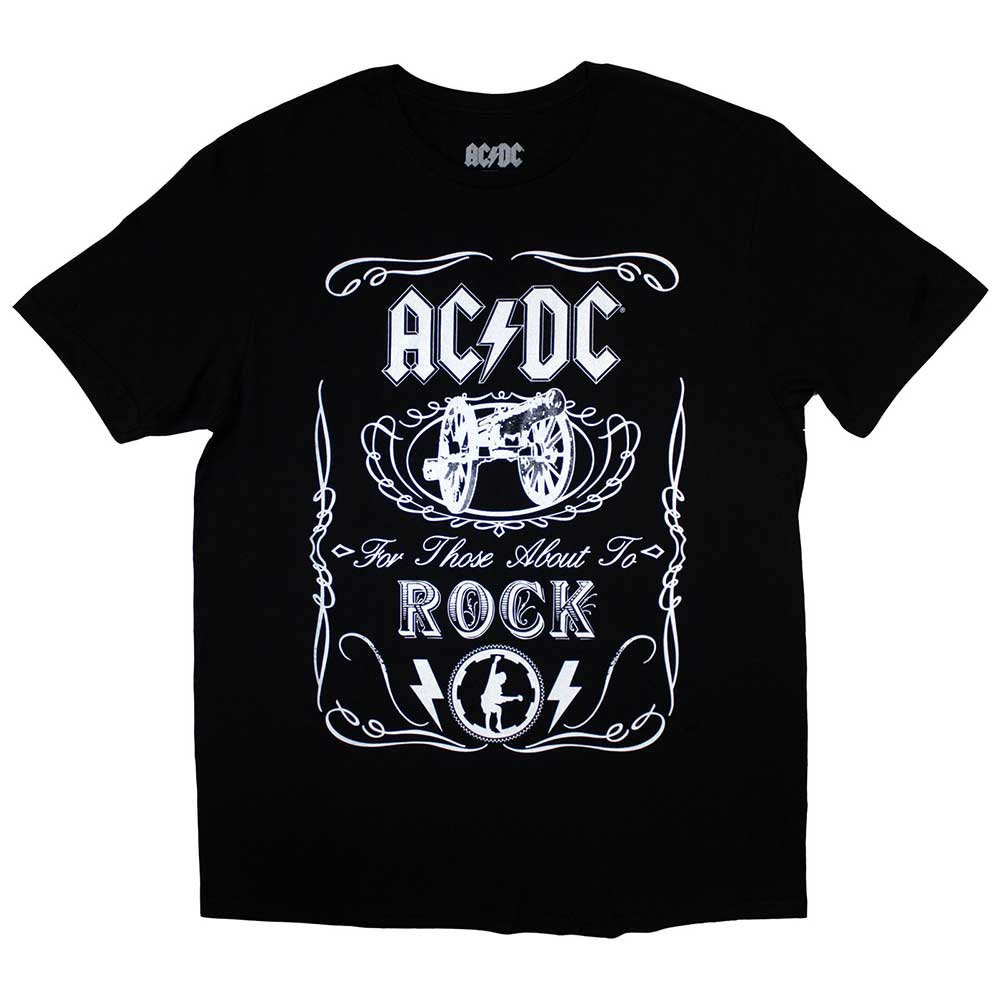 Image of Kids AC/DC T-Shirt - Logo - Vintage Cannon Swig Rock Off